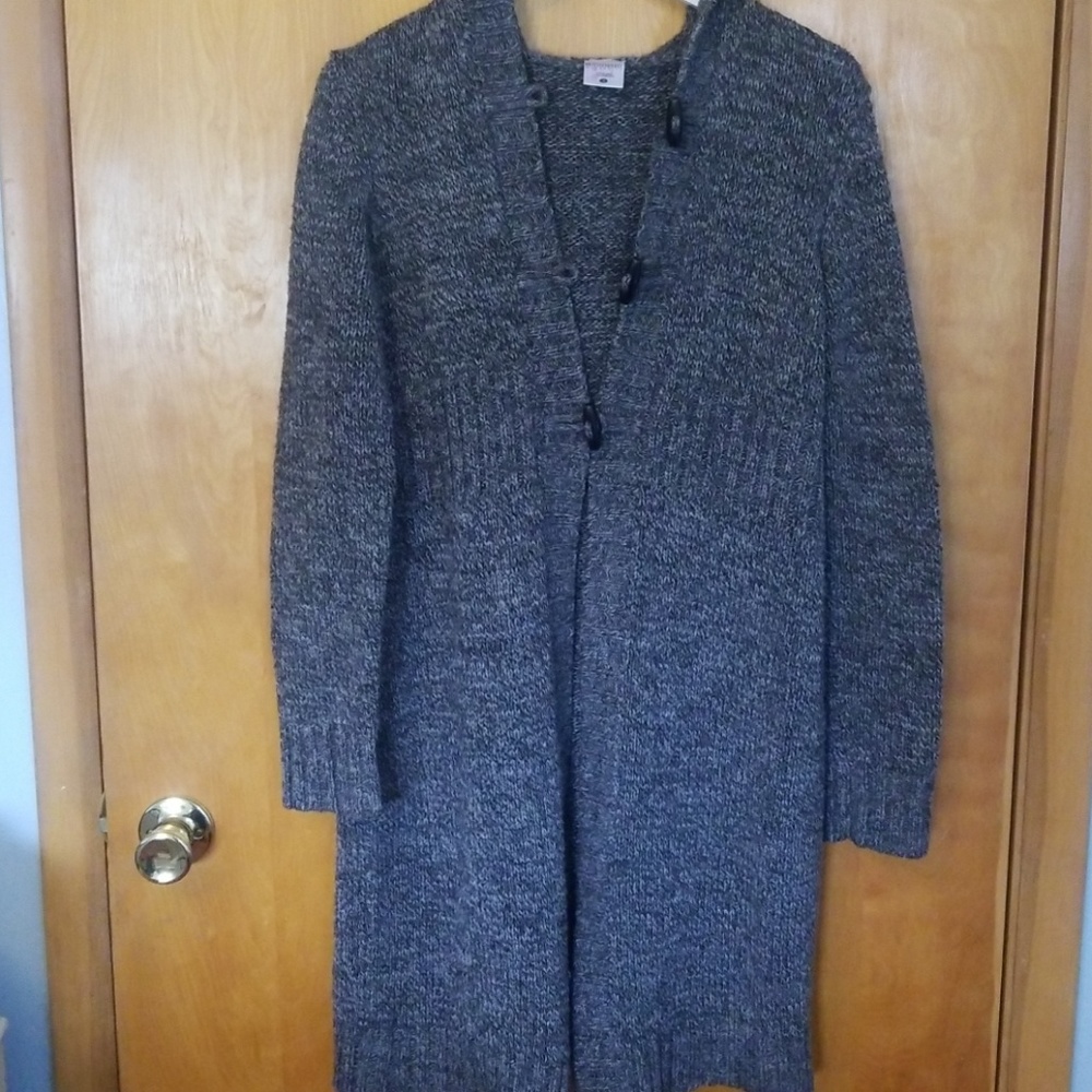 Motherhood maternity long hooded cardigan